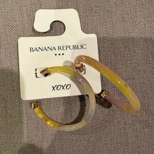 Banana Republic Multicolor Hoop Earrings